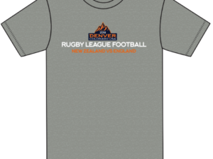 Denver 'Rugby League Football' men's t-shirt (grey)